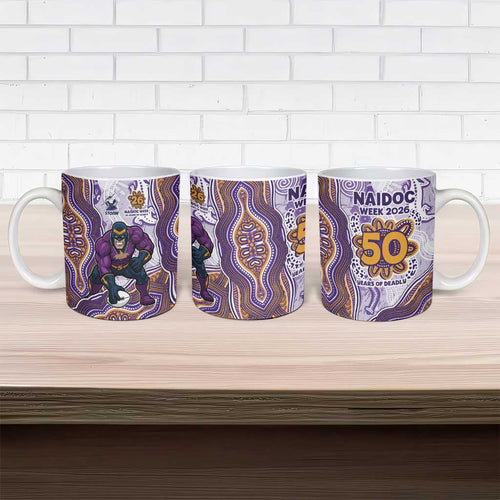 Melbourne Storm NAIDOC Week 2026 Ceramic Mug First Nations of Australia Aboriginal Mascot Rugby