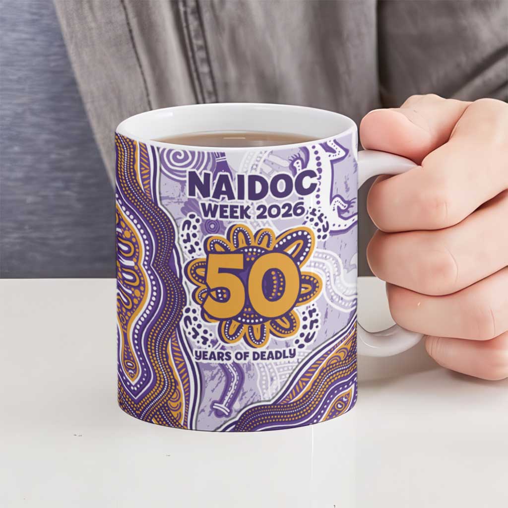 Melbourne Storm NAIDOC Week 2026 Ceramic Mug First Nations of Australia Aboriginal Mascot Rugby