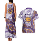 Melbourne Storm NAIDOC Week 2026 Couples Matching Tank Maxi Dress and Hawaiian Shirt First Nations of Australia Aboriginal Mascot Rugby
