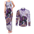 Melbourne Storm NAIDOC Week 2026 Couples Matching Tank Maxi Dress and Long Sleeve Button Shirt First Nations of Australia Aboriginal Mascot Rugby