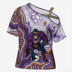 Melbourne Storm NAIDOC Week 2026 Cross Shoulder Shirt First Nations of Australia Aboriginal Mascot Rugby