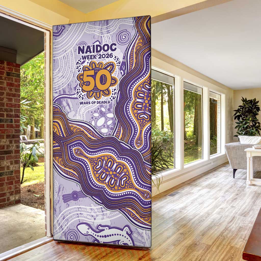 Melbourne Storm NAIDOC Week 2026 Door Cover First Nations of Australia Aboriginal Mascot Rugby