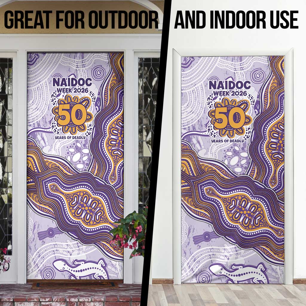 Melbourne Storm NAIDOC Week 2026 Door Cover First Nations of Australia Aboriginal Mascot Rugby