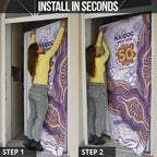 Melbourne Storm NAIDOC Week 2026 Door Cover First Nations of Australia Aboriginal Mascot Rugby