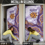 Melbourne Storm NAIDOC Week 2026 Door Cover First Nations of Australia Aboriginal Mascot Rugby