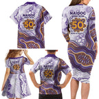 Melbourne Storm NAIDOC Week 2026 Family Matching Long Sleeve Bodycon Dress and Hawaiian Shirt First Nations of Australia Aboriginal Mascot Rugby