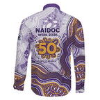 Melbourne Storm NAIDOC Week 2026 Family Matching Long Sleeve Bodycon Dress and Hawaiian Shirt First Nations of Australia Aboriginal Mascot Rugby