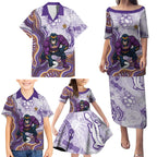 Melbourne Storm NAIDOC Week 2026 Family Matching Puletasi and Hawaiian Shirt First Nations of Australia Aboriginal Mascot Rugby
