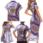 Melbourne Storm NAIDOC Week 2026 Family Matching Short Sleeve Bodycon Dress and Hawaiian Shirt First Nations of Australia Aboriginal Mascot Rugby