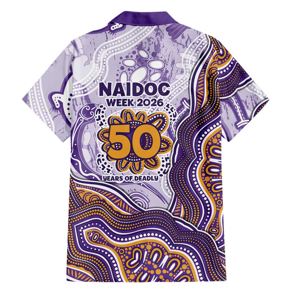 Melbourne Storm NAIDOC Week 2026 Family Matching Short Sleeve Bodycon Dress and Hawaiian Shirt First Nations of Australia Aboriginal Mascot Rugby
