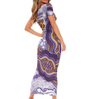 Melbourne Storm NAIDOC Week 2026 Family Matching Short Sleeve Bodycon Dress and Hawaiian Shirt First Nations of Australia Aboriginal Mascot Rugby