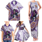 Melbourne Storm NAIDOC Week 2026 Family Matching Tank Maxi Dress and Hawaiian Shirt First Nations of Australia Aboriginal Mascot Rugby