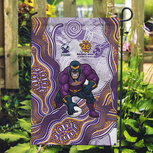 Melbourne Storm NAIDOC Week 2026 Garden Flag First Nations of Australia Aboriginal Mascot Rugby