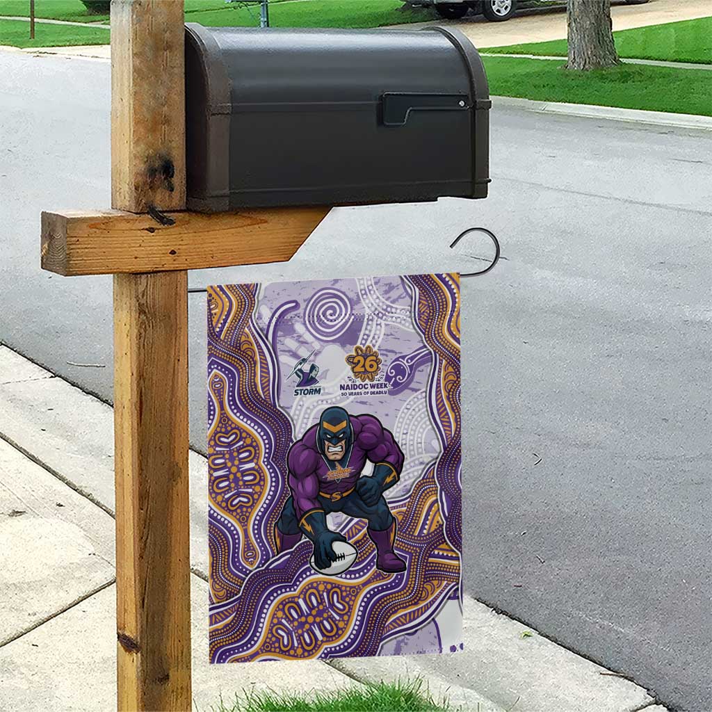 Melbourne Storm NAIDOC Week 2026 Garden Flag First Nations of Australia Aboriginal Mascot Rugby