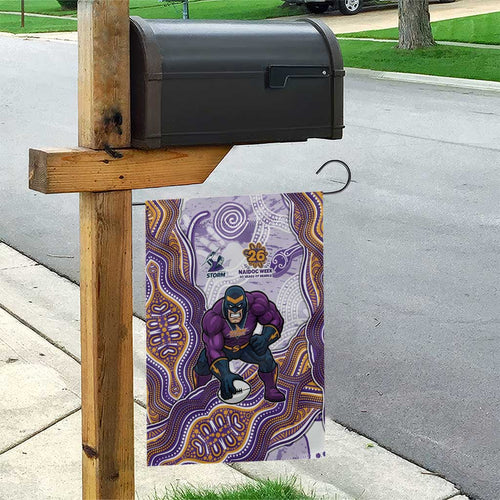Melbourne Storm NAIDOC Week 2026 Garden Flag First Nations of Australia Aboriginal Mascot Rugby