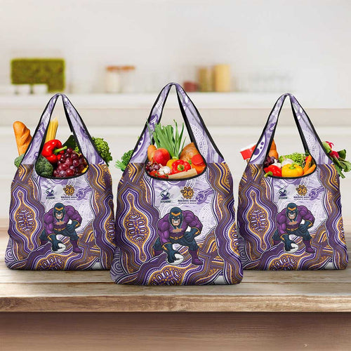 Melbourne Storm NAIDOC Week 2026 Grocery Bag First Nations of Australia Aboriginal Mascot Rugby