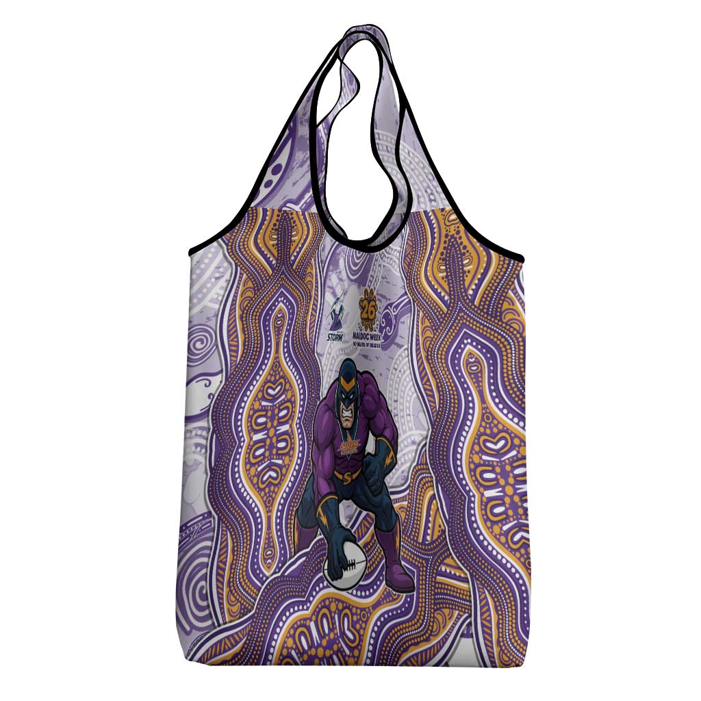Melbourne Storm NAIDOC Week 2026 Grocery Bag First Nations of Australia Aboriginal Mascot Rugby