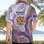 Melbourne Storm NAIDOC Week 2026 Hawaiian Shirt First Nations of Australia Aboriginal Mascot Rugby