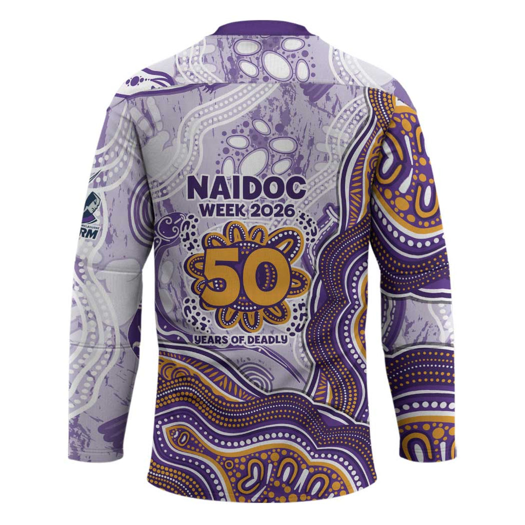 Melbourne Storm NAIDOC Week 2026 Hockey Jersey First Nations of Australia Aboriginal Mascot Rugby