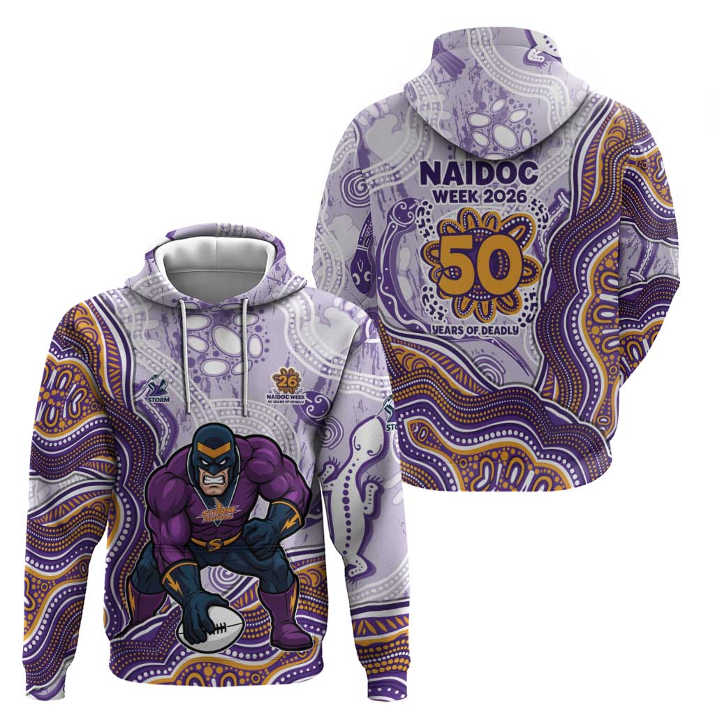 Melbourne Storm NAIDOC Week 2026 Hoodie First Nations of Australia Aboriginal Mascot Rugby