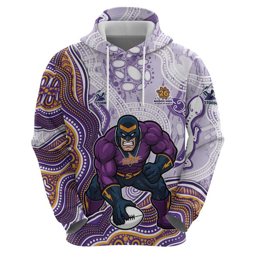Melbourne Storm NAIDOC Week 2026 Hoodie First Nations of Australia Aboriginal Mascot Rugby