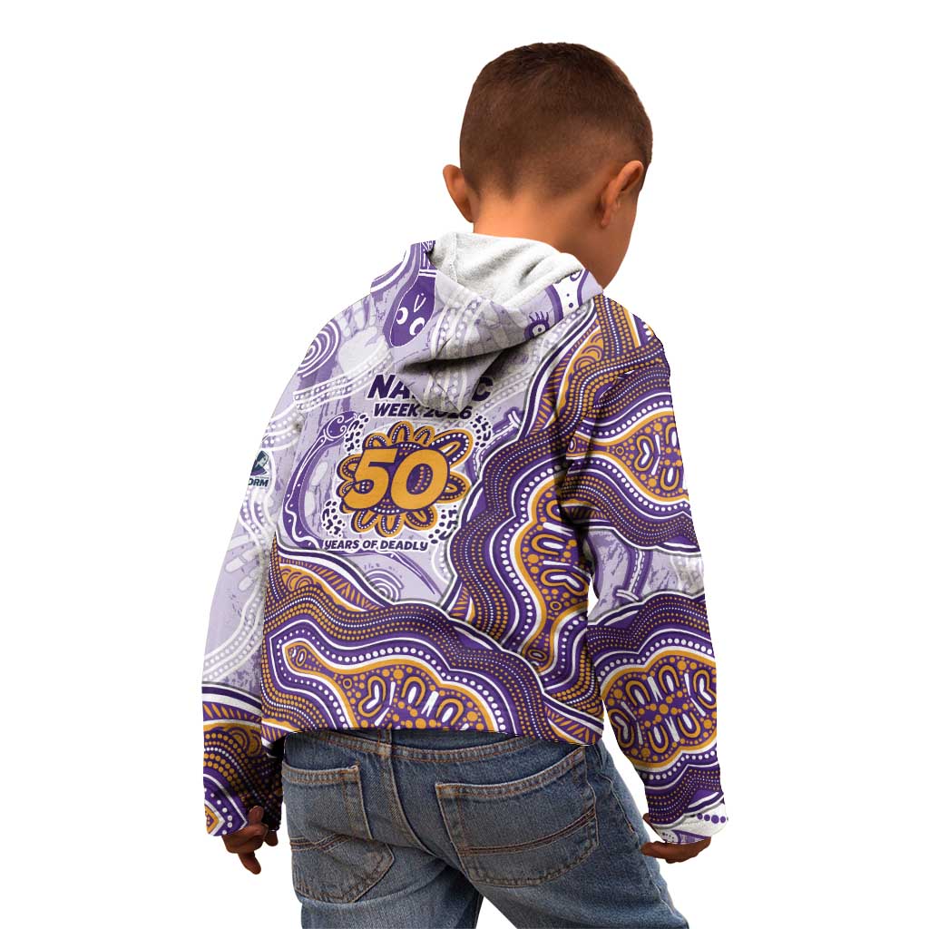 Melbourne Storm NAIDOC Week 2026 Kid Hoodie First Nations of Australia Aboriginal Mascot Rugby