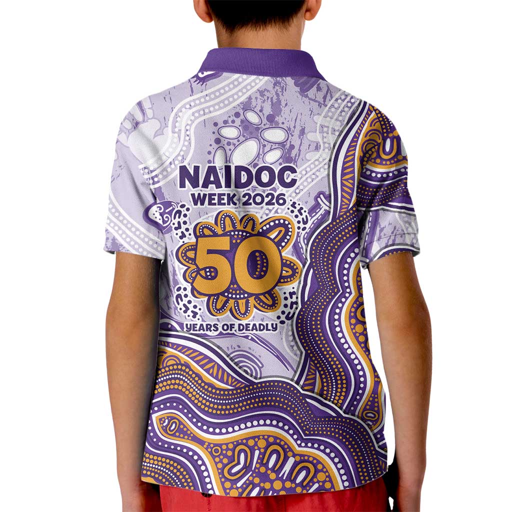 Melbourne Storm NAIDOC Week 2026 Kid Polo Shirt First Nations of Australia Aboriginal Mascot Rugby