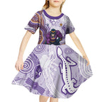 Melbourne Storm NAIDOC Week 2026 Kid Short Sleeve Dress First Nations of Australia Aboriginal Mascot Rugby