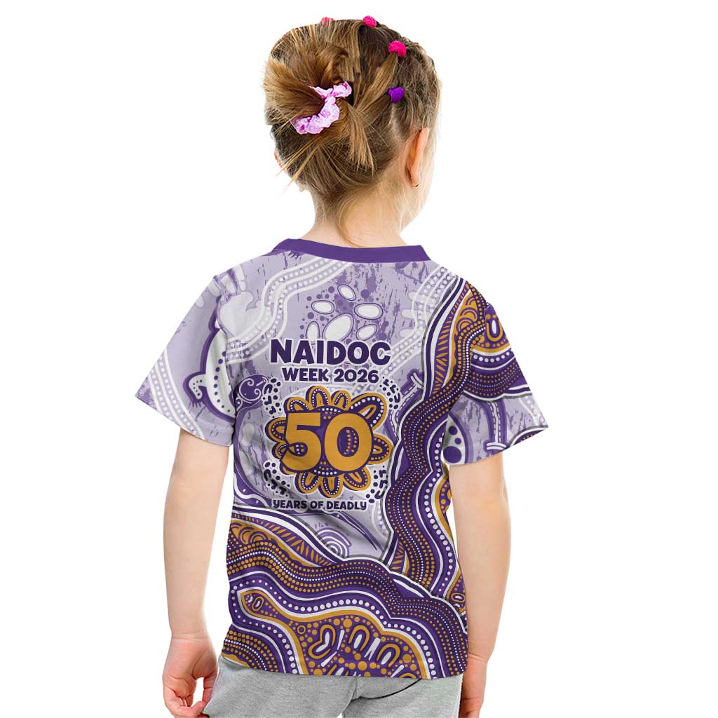 Melbourne Storm NAIDOC Week 2026 Kid T Shirt First Nations of Australia Aboriginal Mascot Rugby
