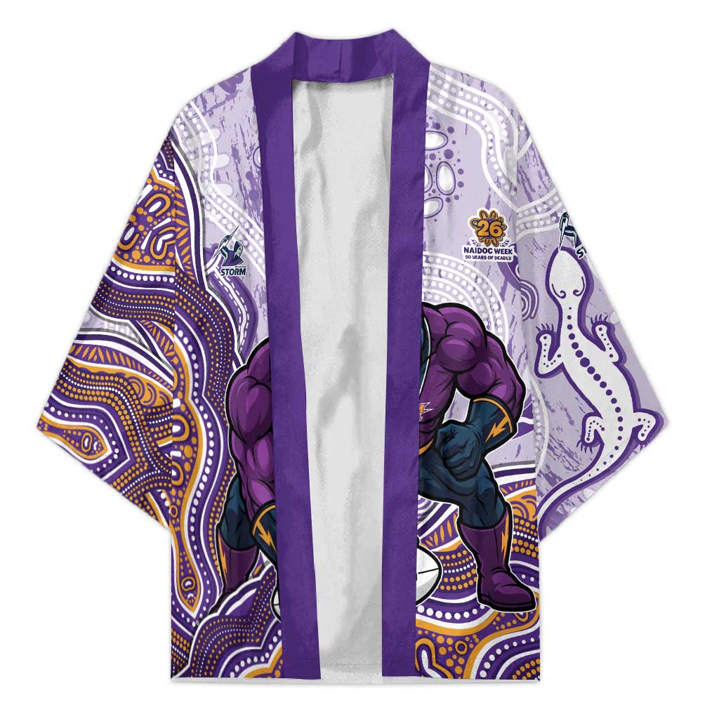 Melbourne Storm NAIDOC Week 2026 Kimono First Nations of Australia Aboriginal Mascot Rugby