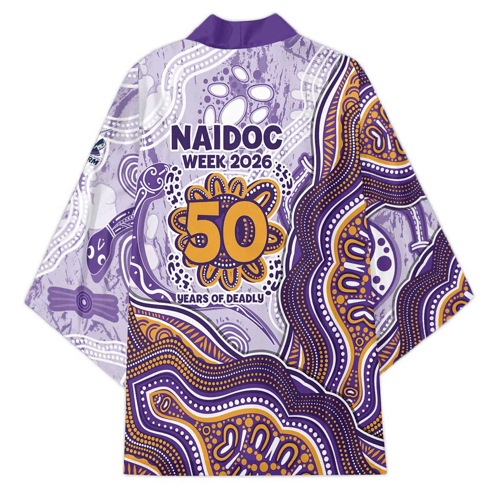 Melbourne Storm NAIDOC Week 2026 Kimono First Nations of Australia Aboriginal Mascot Rugby