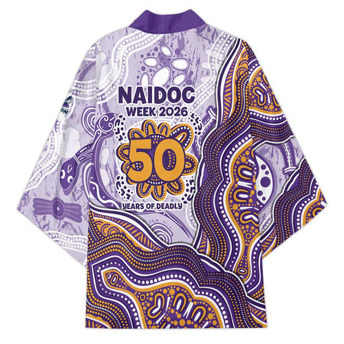Melbourne Storm NAIDOC Week 2026 Kimono First Nations of Australia Aboriginal Mascot Rugby