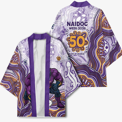 Melbourne Storm NAIDOC Week 2026 Kimono First Nations of Australia Aboriginal Mascot Rugby