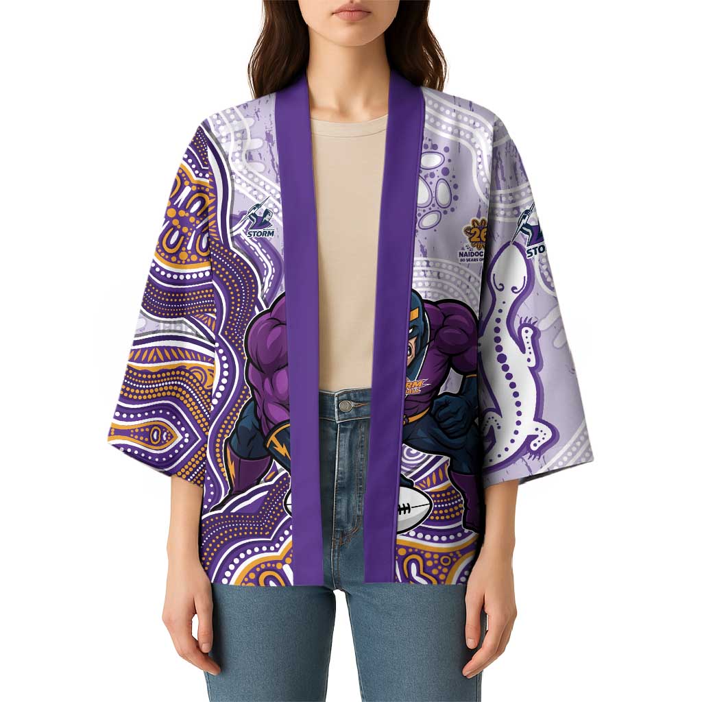Melbourne Storm NAIDOC Week 2026 Kimono First Nations of Australia Aboriginal Mascot Rugby