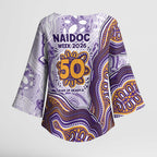 Melbourne Storm NAIDOC Week 2026 Kimono Sleeve Blouse First Nations of Australia Aboriginal Mascot Rugby