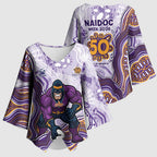 Melbourne Storm NAIDOC Week 2026 Kimono Sleeve Blouse First Nations of Australia Aboriginal Mascot Rugby