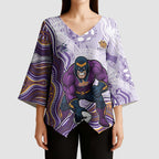 Melbourne Storm NAIDOC Week 2026 Kimono Sleeve Blouse First Nations of Australia Aboriginal Mascot Rugby