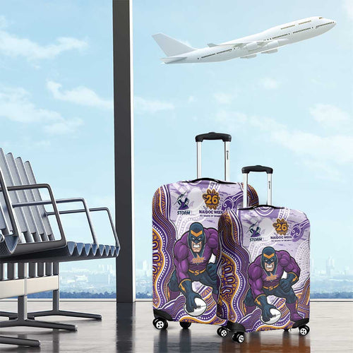 Melbourne Storm NAIDOC Week 2026 Luggage Cover First Nations of Australia Aboriginal Mascot Rugby