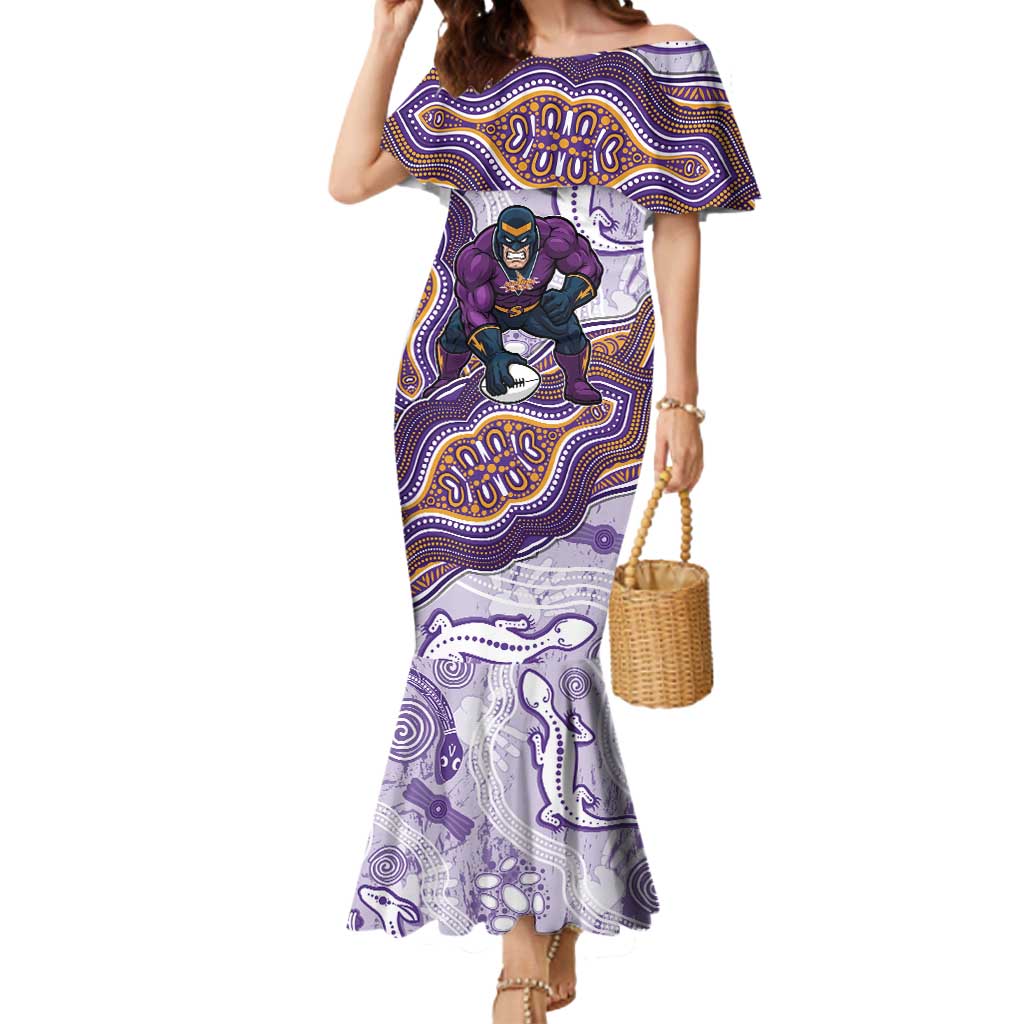 Melbourne Storm NAIDOC Week 2026 Mermaid Dress First Nations of Australia Aboriginal Mascot Rugby