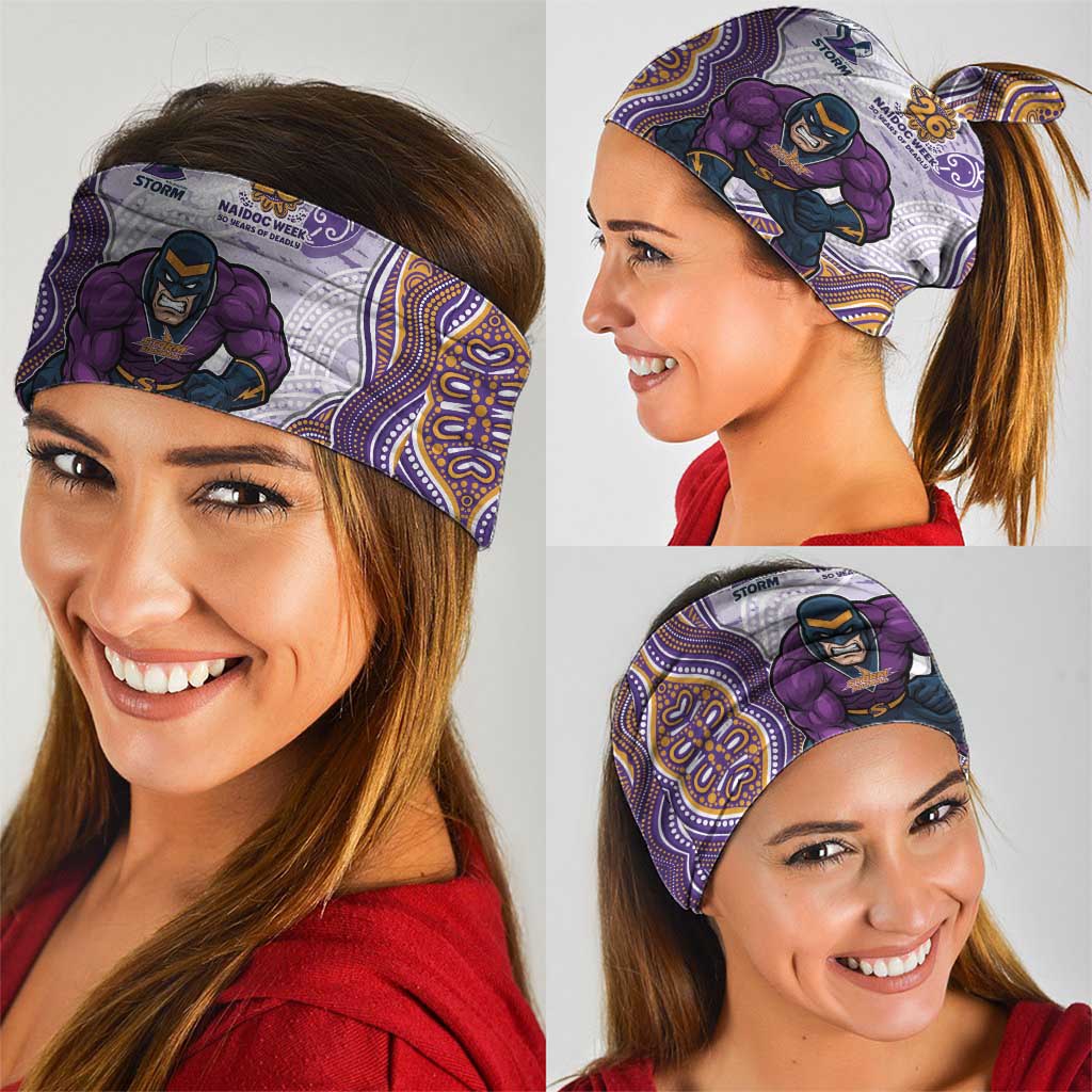 Melbourne Storm NAIDOC Week 2026 Neck Gaiter First Nations of Australia Aboriginal Mascot Rugby