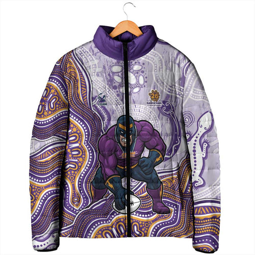 Melbourne Storm NAIDOC Week 2026 Padded Jacket First Nations of Australia Aboriginal Mascot Rugby