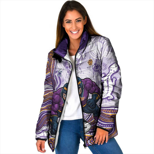 Melbourne Storm NAIDOC Week 2026 Padded Jacket First Nations of Australia Aboriginal Mascot Rugby