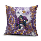 Melbourne Storm NAIDOC Week 2026 Pillow Cover First Nations of Australia Aboriginal Mascot Rugby