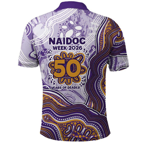 Melbourne Storm NAIDOC Week 2026 Polo Shirt First Nations of Australia Aboriginal Mascot Rugby