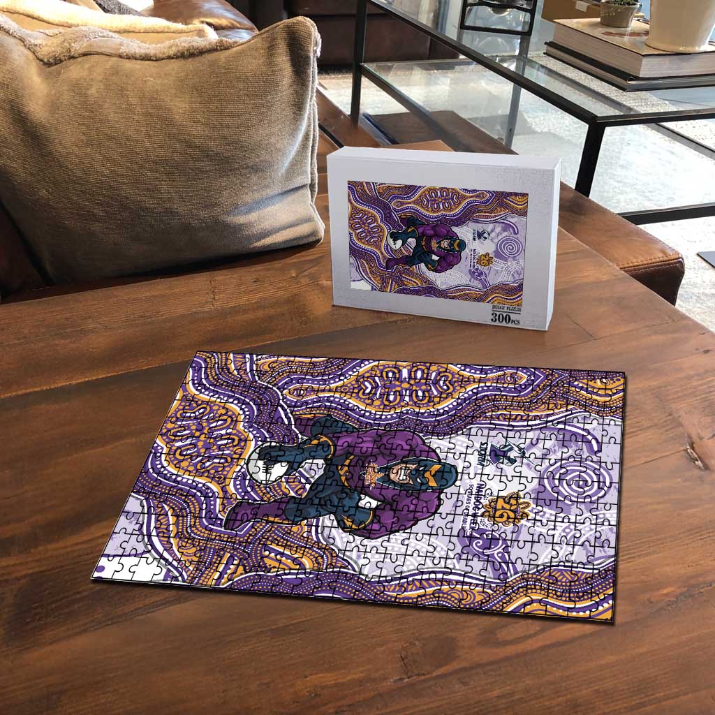 Melbourne Storm NAIDOC Week 2026 Puzzle First Nations of Australia Aboriginal Mascot Rugby