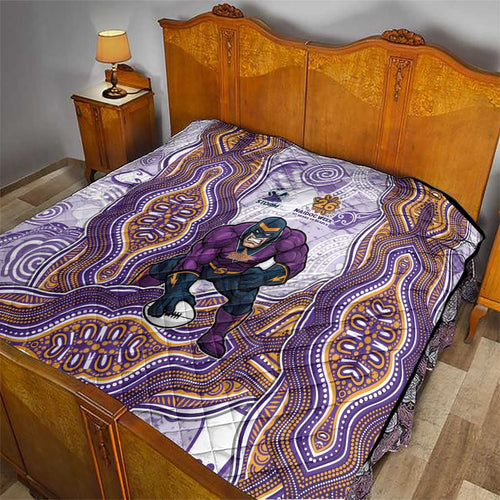 Melbourne Storm NAIDOC Week 2026 Quilt First Nations of Australia Aboriginal Mascot Rugby