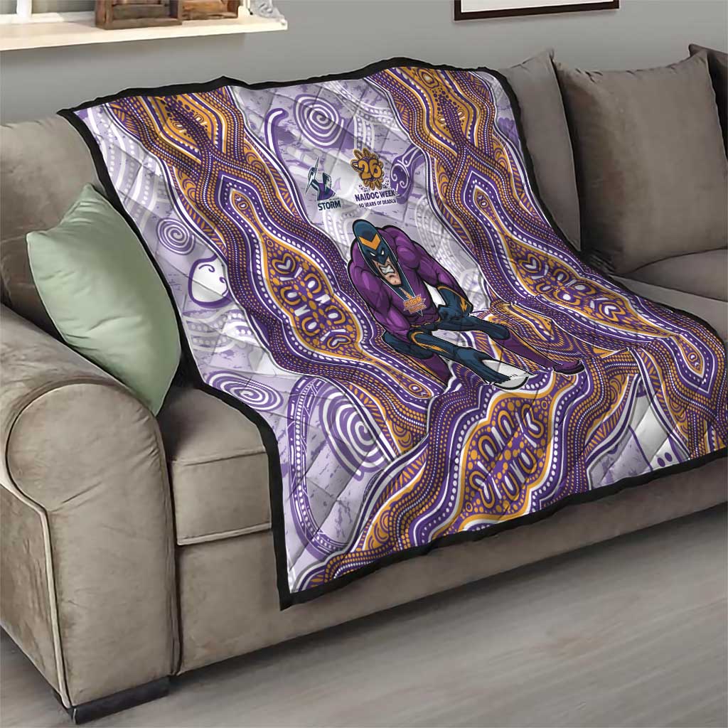 Melbourne Storm NAIDOC Week 2026 Quilt First Nations of Australia Aboriginal Mascot Rugby