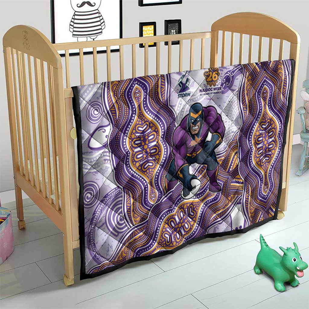Melbourne Storm NAIDOC Week 2026 Quilt First Nations of Australia Aboriginal Mascot Rugby