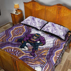 Melbourne Storm NAIDOC Week 2026 Quilt Bed Set First Nations of Australia Aboriginal Mascot Rugby