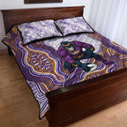 Melbourne Storm NAIDOC Week 2026 Quilt Bed Set First Nations of Australia Aboriginal Mascot Rugby